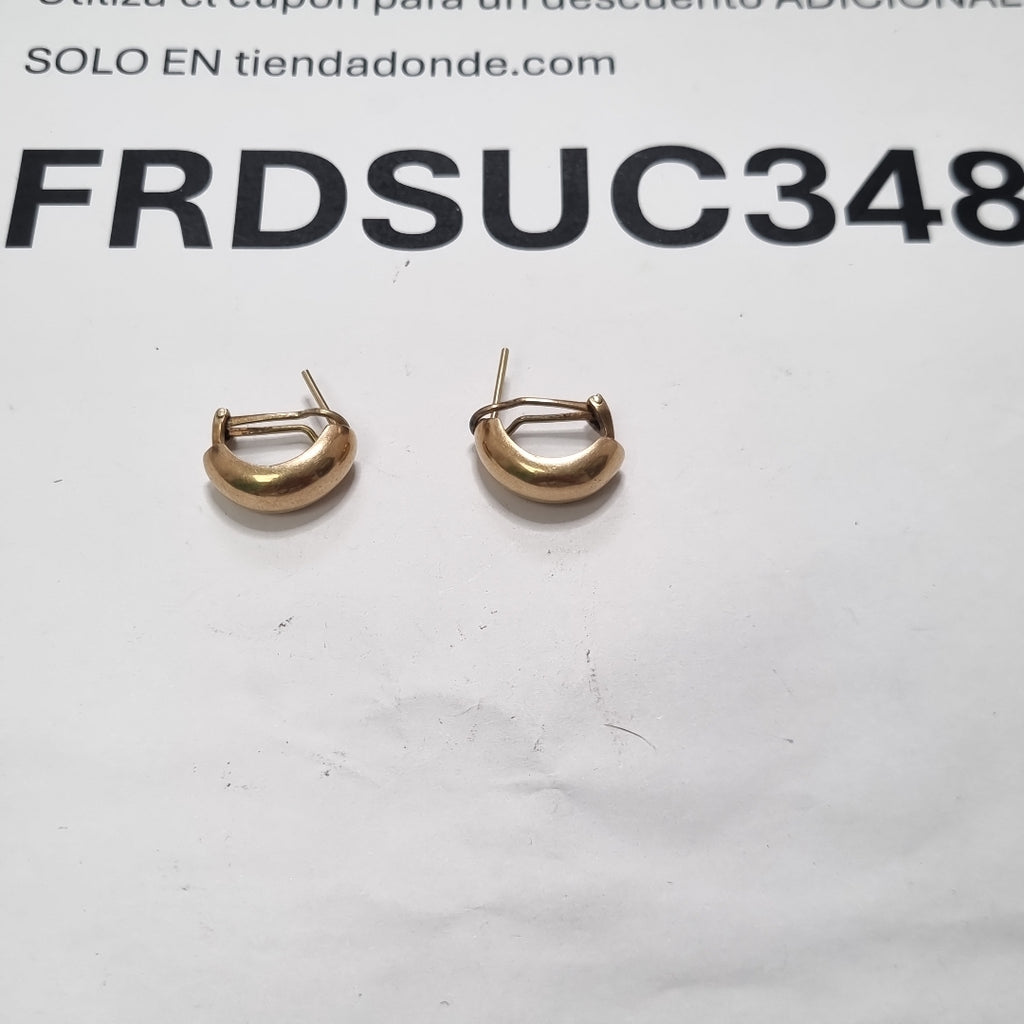 ARETES PAR ORO 10 K 4.7 GRMS (SEMINUEVO)