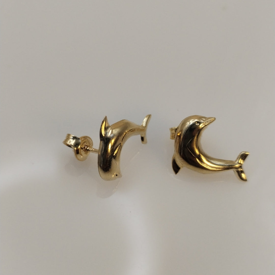 ARETES PAR ORO 14 K 1,50 GRMS (SEMINUEVO)