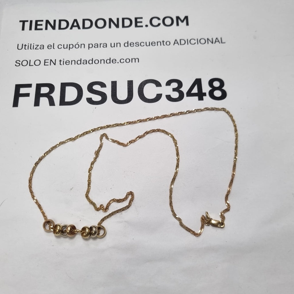 CADENA ORO 14 K 5.3 GRMS (SEMINUEVO)
