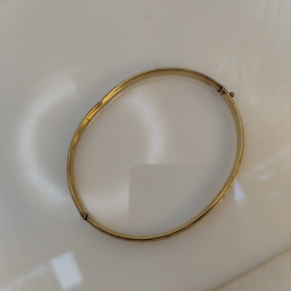 PULSERA RIGIDA ORO 10 K 6,30 GRMS (SEMINUEVO)