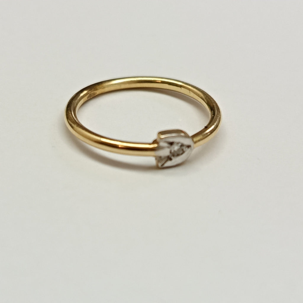 ANILLITO ORO, RODIADO 14 K 0.7 GRMS (SEMINUEVO)