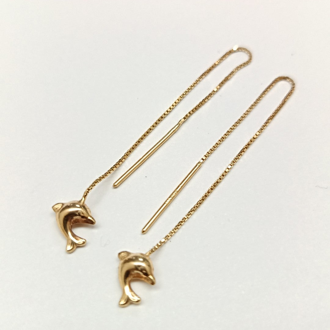 VIOLADORES PAR ORO 14 K 1.1 GRMS (SEMINUEVO)