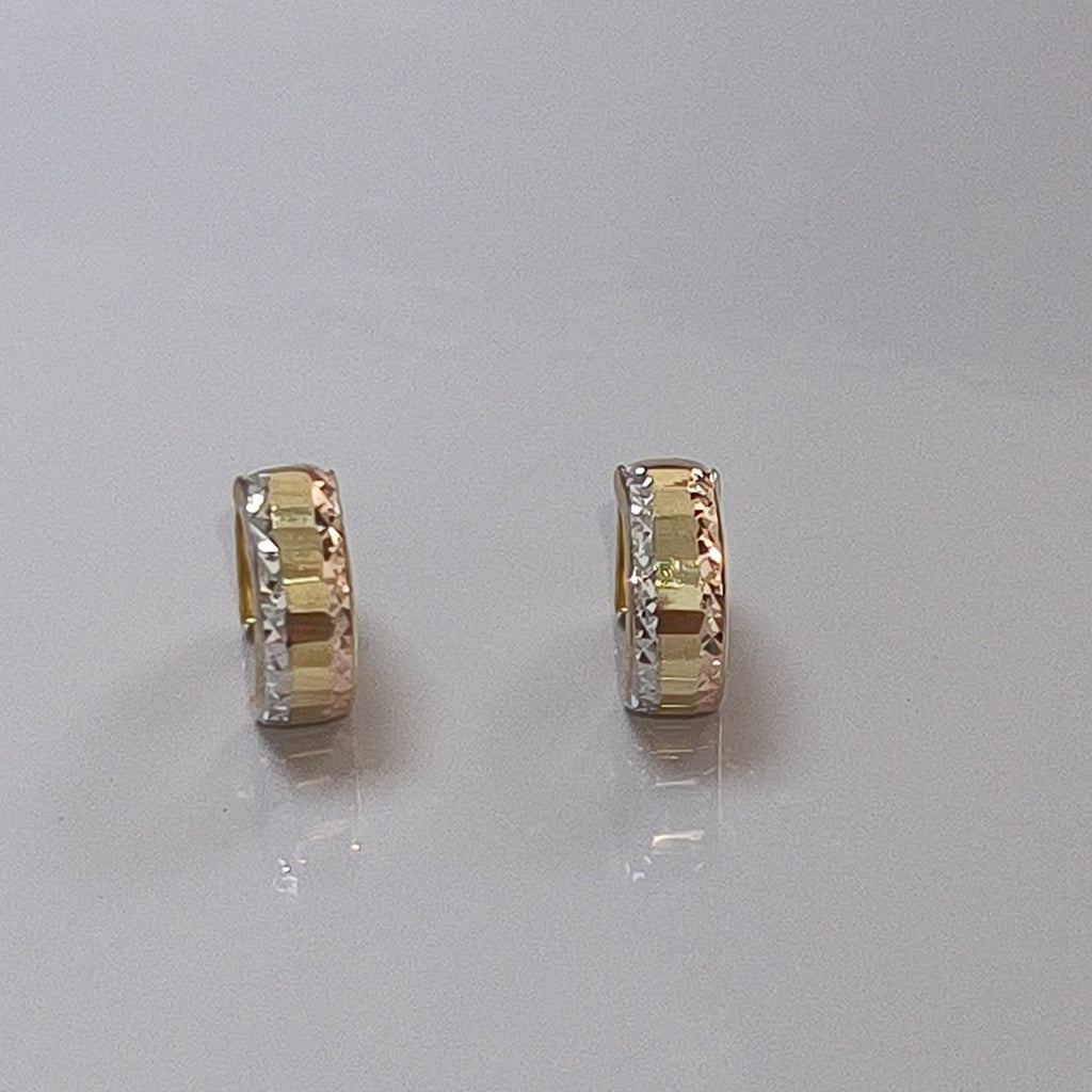 ARRACADAS PAR ORO 14 K 1.2 GRMS (SEMINUEVO)