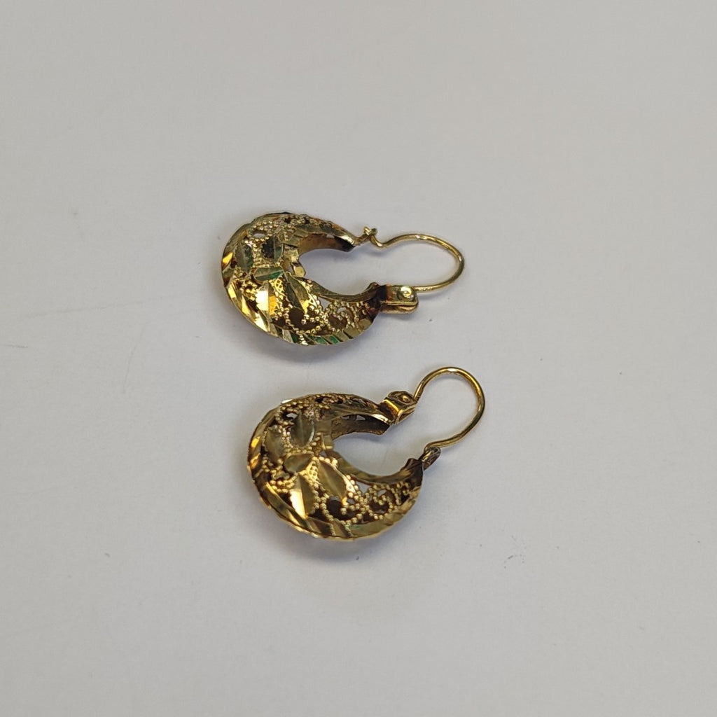 ARRACADAS PAR ORO 14 K 2.3 GRMS (SEMINUEVO)