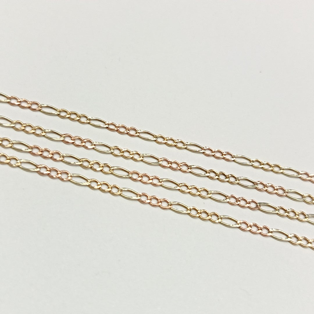 CADENA ORO COMBINADO 10 K 1.8 GRMS (SEMINUEVO)