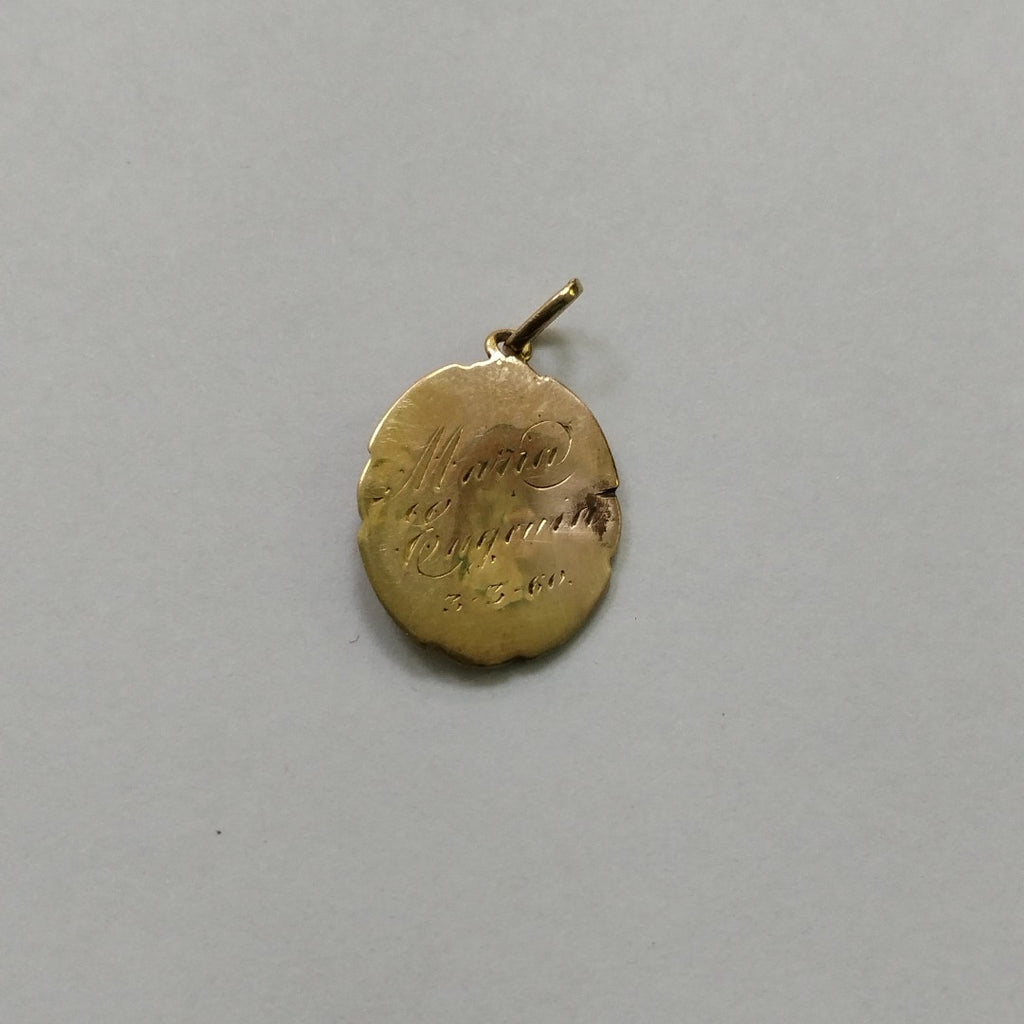MEDALLA RELIGIOSA ORO 10 K 1,00 GRMS (SEMINUEVO)