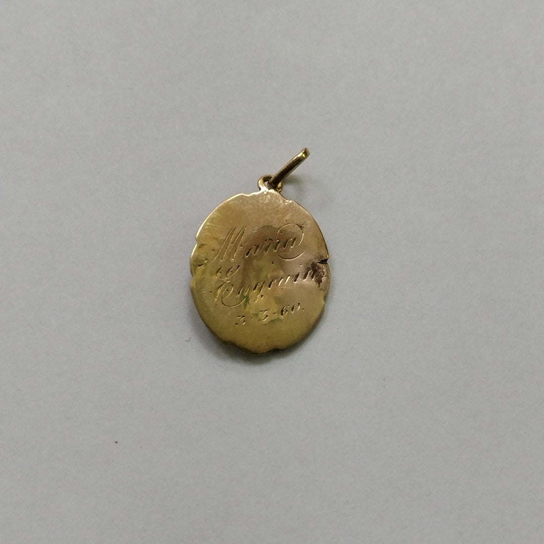 MEDALLA RELIGIOSA ORO 10 K 1,00 GRMS (SEMINUEVO)