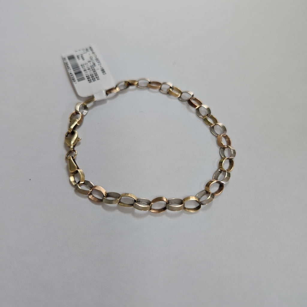PULSERA ORO COMBINADO 14 K 2,20 GRMS (SEMINUEVO)