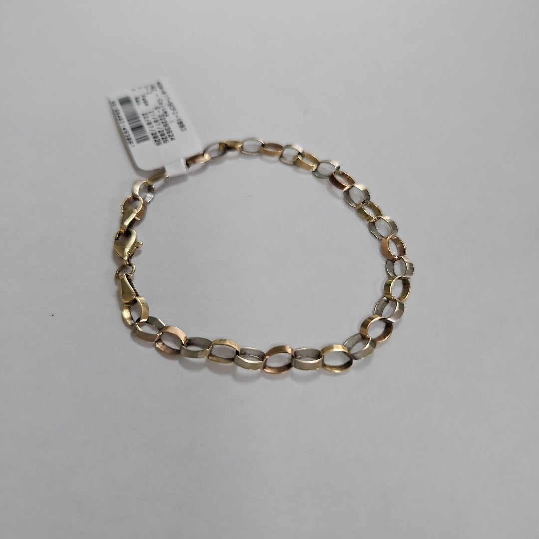 PULSERA ORO COMBINADO 14 K 2,20 GRMS (SEMINUEVO)