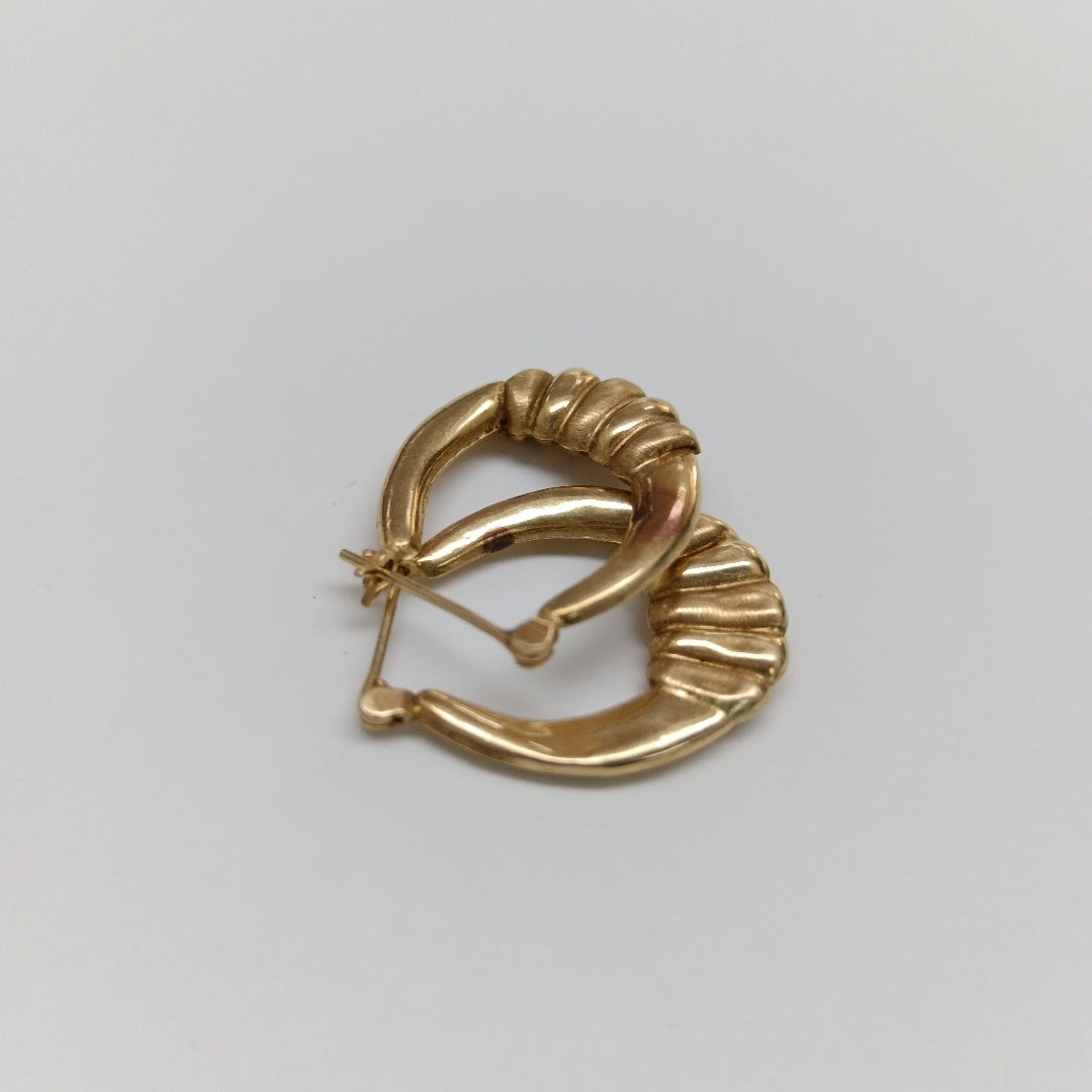 ARRACADAS PAR ORO 14 K 2,00 GRMS (SEMINUEVO)