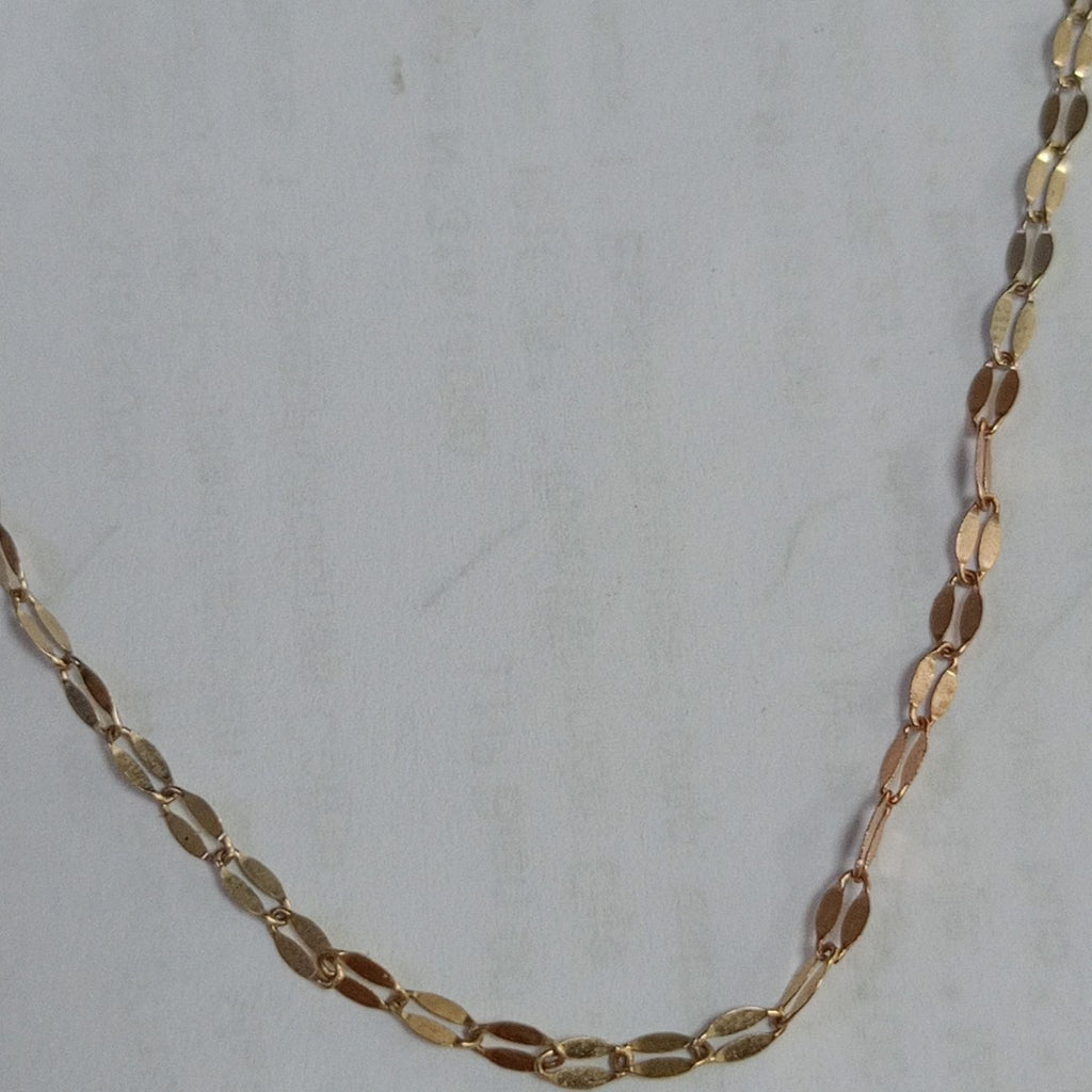 CADENA ORO COMBINADO 10 K 0.9 GRMS (SEMINUEVO)