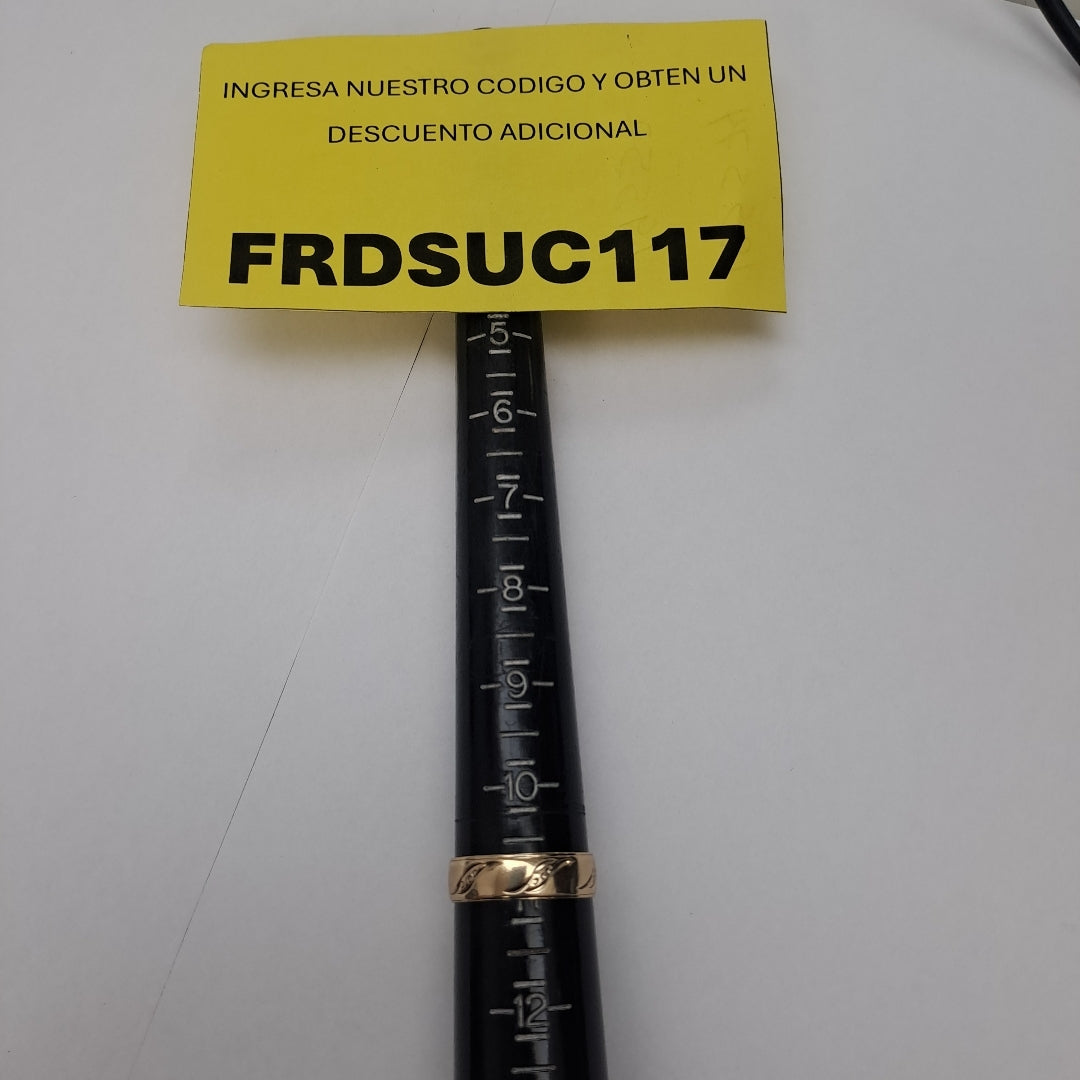ARGOLLA ORO 10 K 1.9 GRMS (SEMINUEVO)