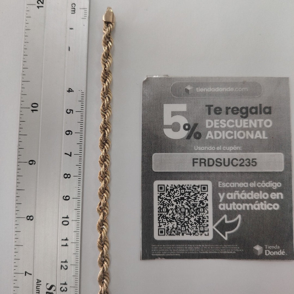PULSERA ORO 10 K 6,30 GRMS (SEMINUEVO)