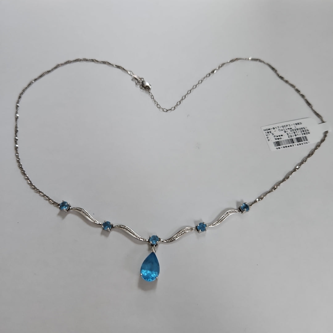 COLLAR ORO BLANCO 10 K 5,60 GRMS (SEMINUEVO)