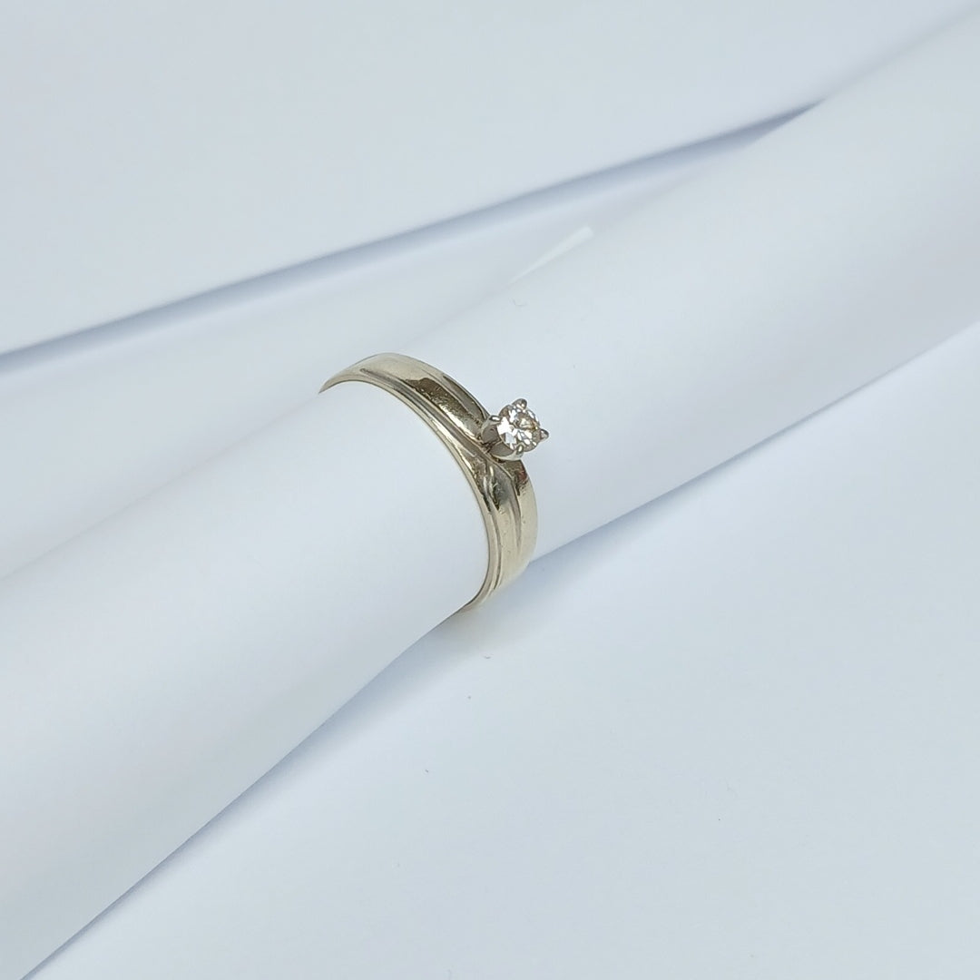 SOLITARIO ORO 14 K 2.1 GRMS (SEMINUEVO)