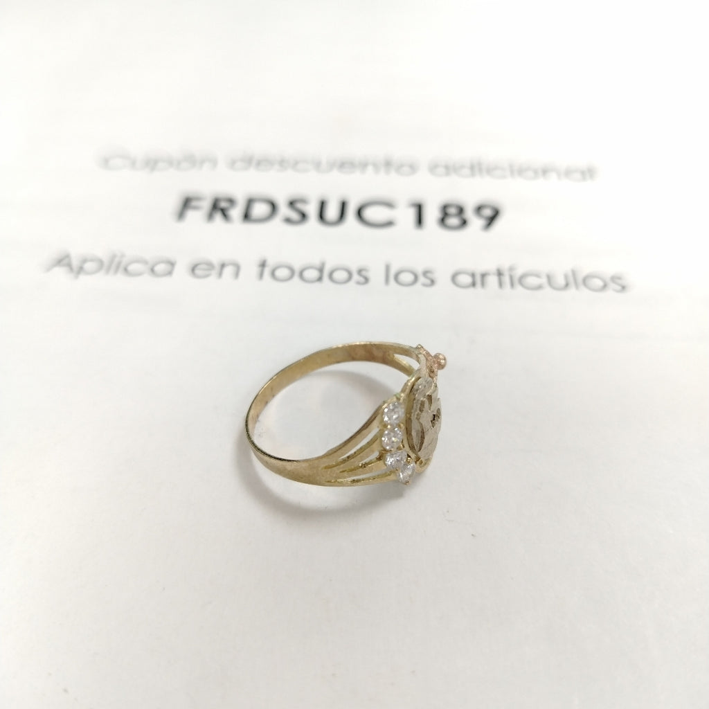 ANILLITO ORO COMBINADO 10 K 2.4 GRMS (SEMINUEVO)