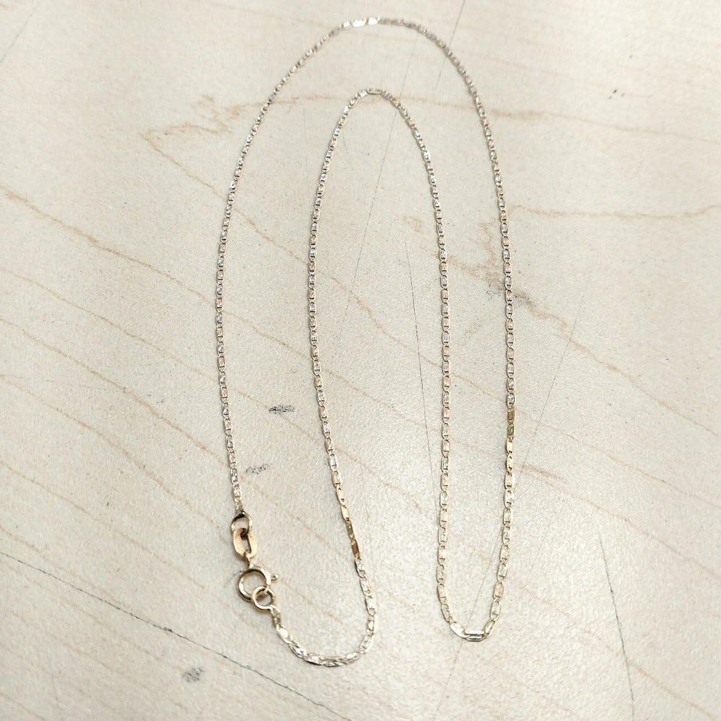 CADENA ORO COMBINADO 14 K 1 GRMS (SEMINUEVO)