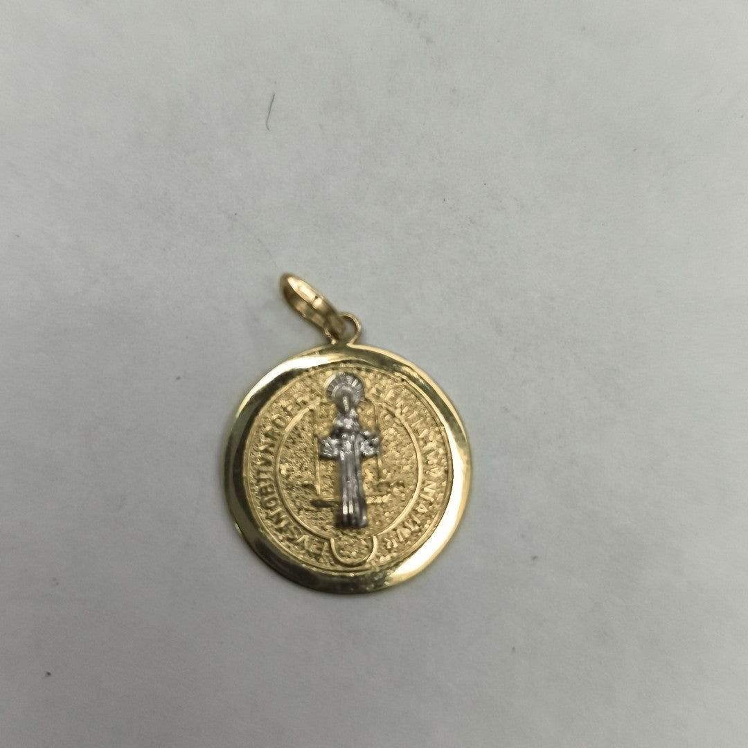 MEDALLA RELIGIOSA ORO 14 K 1.9 GRMS (SEMINUEVO)