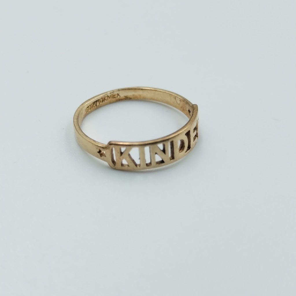 ANILLO DE GRADUACIÓN ORO 10 K 0.7 GRMS (SEMINUEVO)
