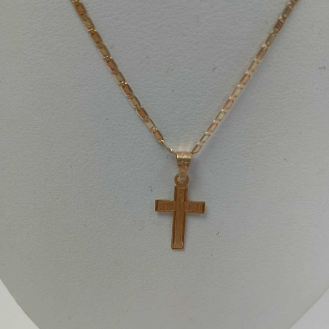 CADENA, CRUZ ORO 10 K 2.5 GRMS (SEMINUEVO)