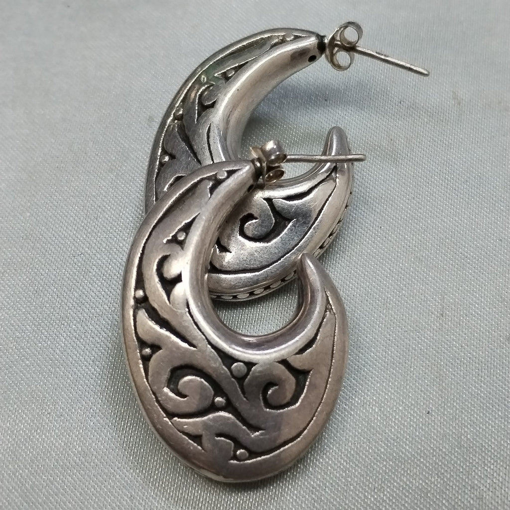 ARETES PAR PLATA 8,30 GRMS (SEMINUEVO)
