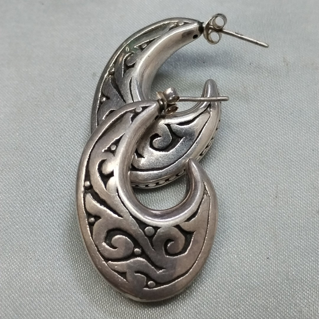 ARETES PAR PLATA 8,30 GRMS (SEMINUEVO)