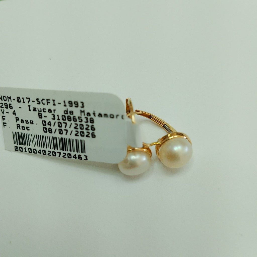 ARETES PAR ORO 14 K 1.9 GRMS (SEMINUEVO)