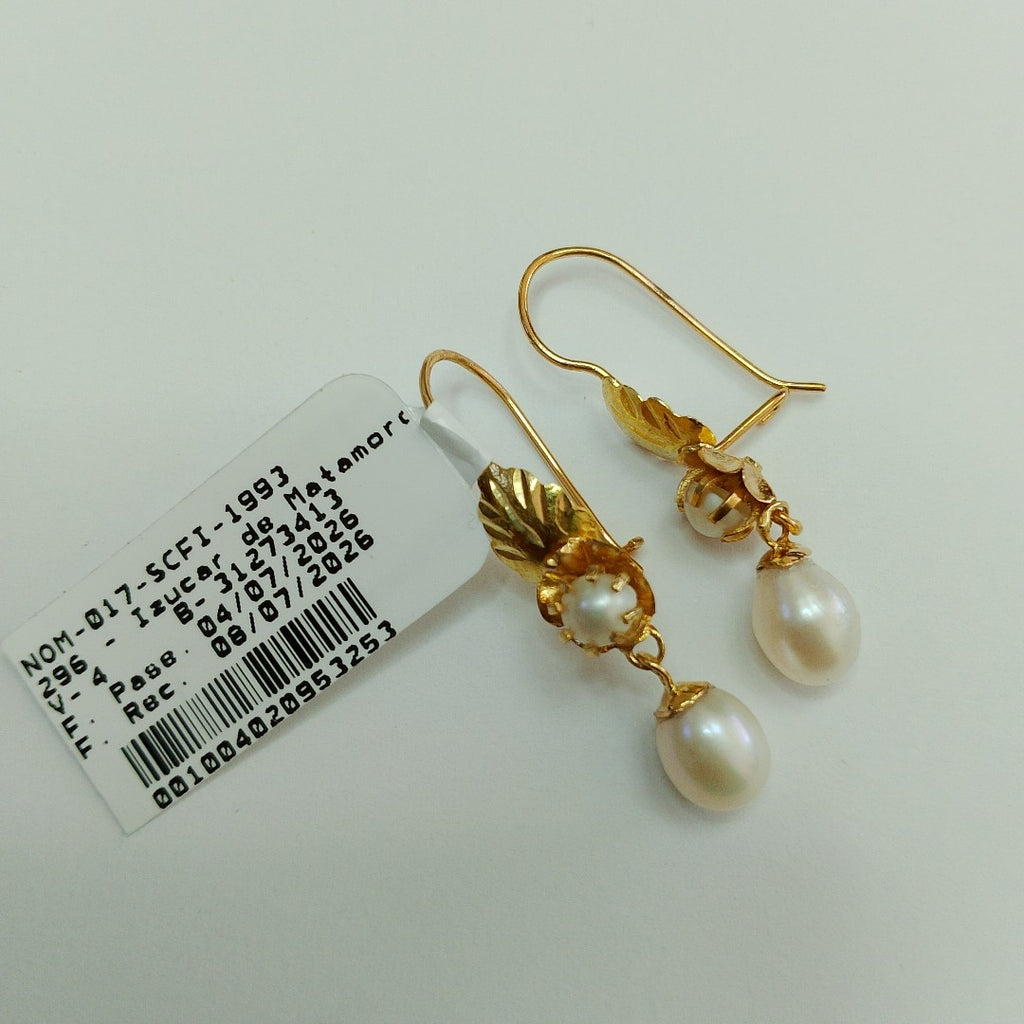 ARETES PAR ORO 10 K 2.4 GRMS (SEMINUEVO)