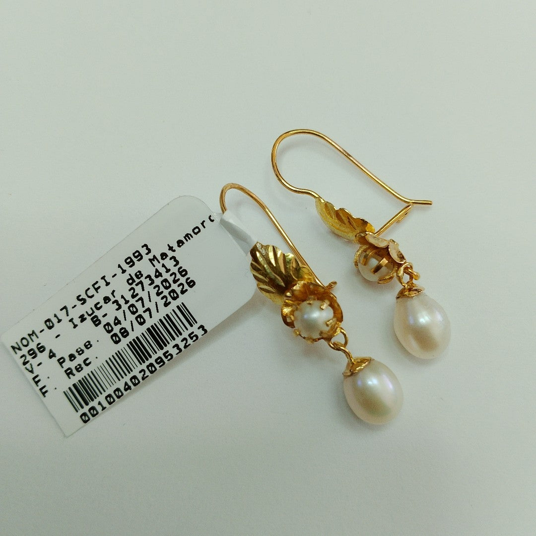 ARETES PAR ORO 10 K 2.4 GRMS (SEMINUEVO)
