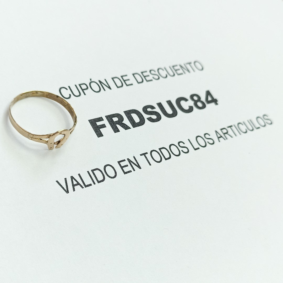 ANILLITO ORO 10 K 1,00 GRMS (SEMINUEVO)