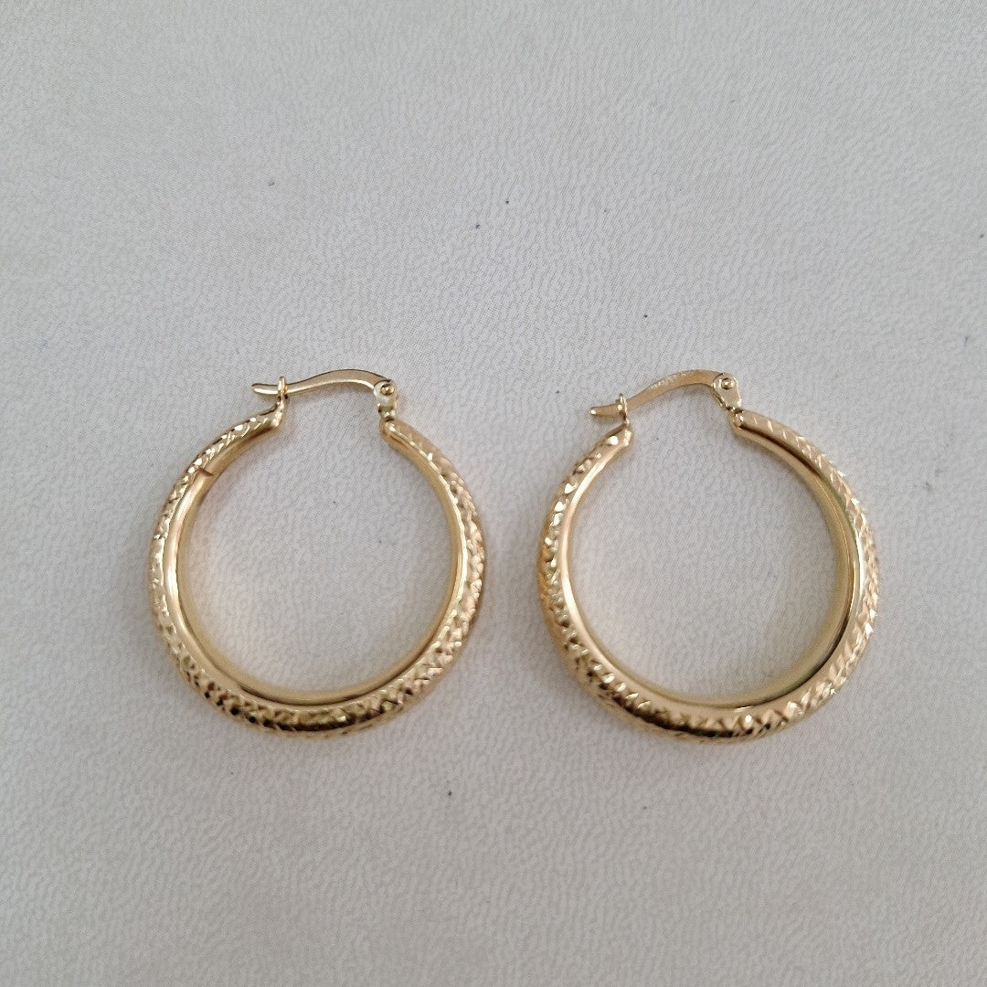 ARRACADAS PAR ORO 10 K 2.6 GRMS (SEMINUEVO)
