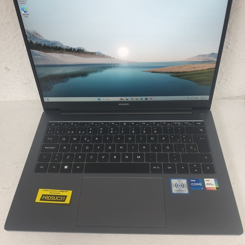 LAPTOP HUAWEI MATEBOOK D14 MDG-X (2023) 1 TB SSD 16 GB RAM (SEMINUEVO)