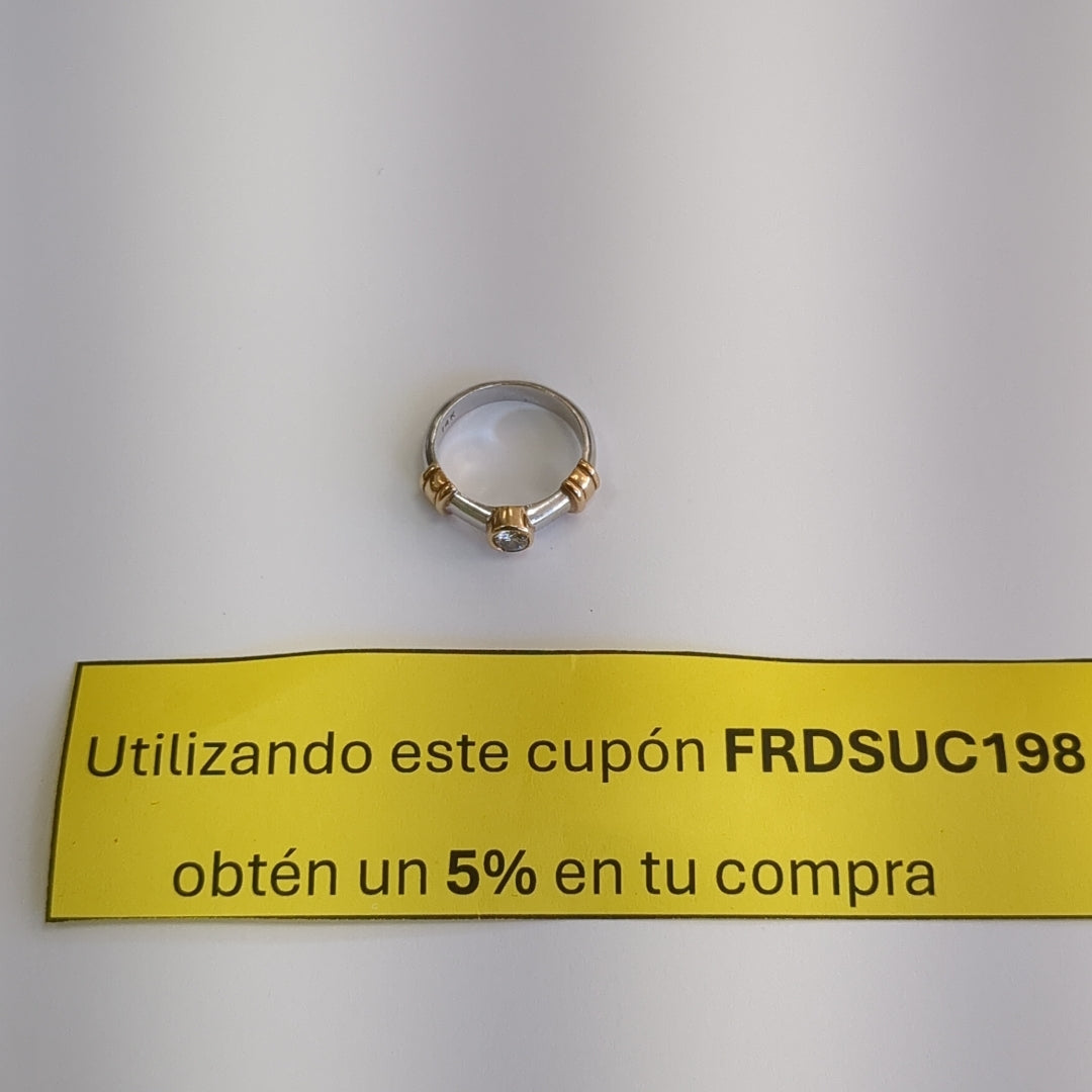 ANILLITO ORO BLANCO 10 K 4,20 GRMS (SEMINUEVO)