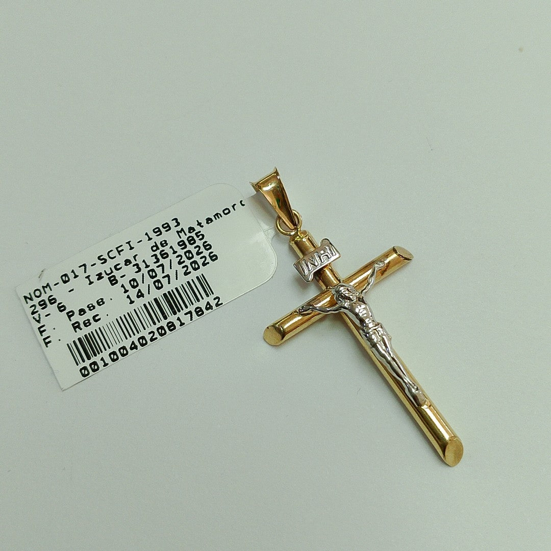 CRUCIFIJO ORO 14 K 1.2 GRMS (SEMINUEVO)