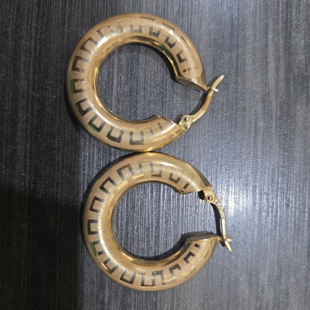 ARRACADAS PAR ORO 14 K 3.6 GRMS (SEMINUEVO)