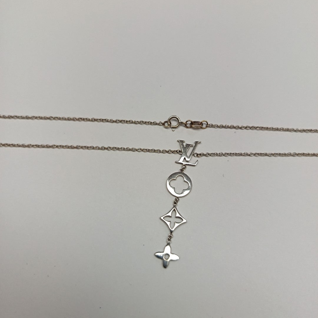 GARGANTILLA ORO BLANCO 14 K 3,40 GRMS (SEMINUEVO)