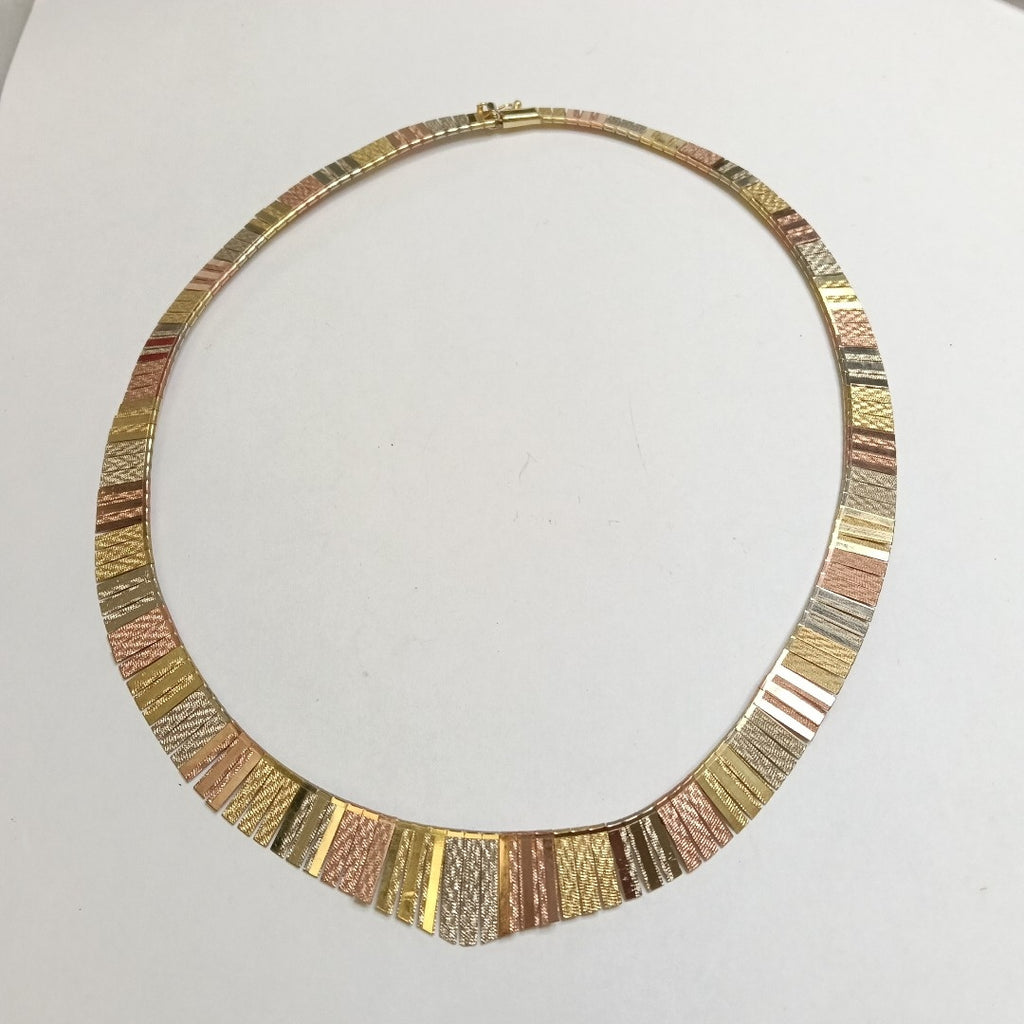 GARGANTILLA ORO COMBINADO 14 K 29,40 GRMS (SEMINUEVO)