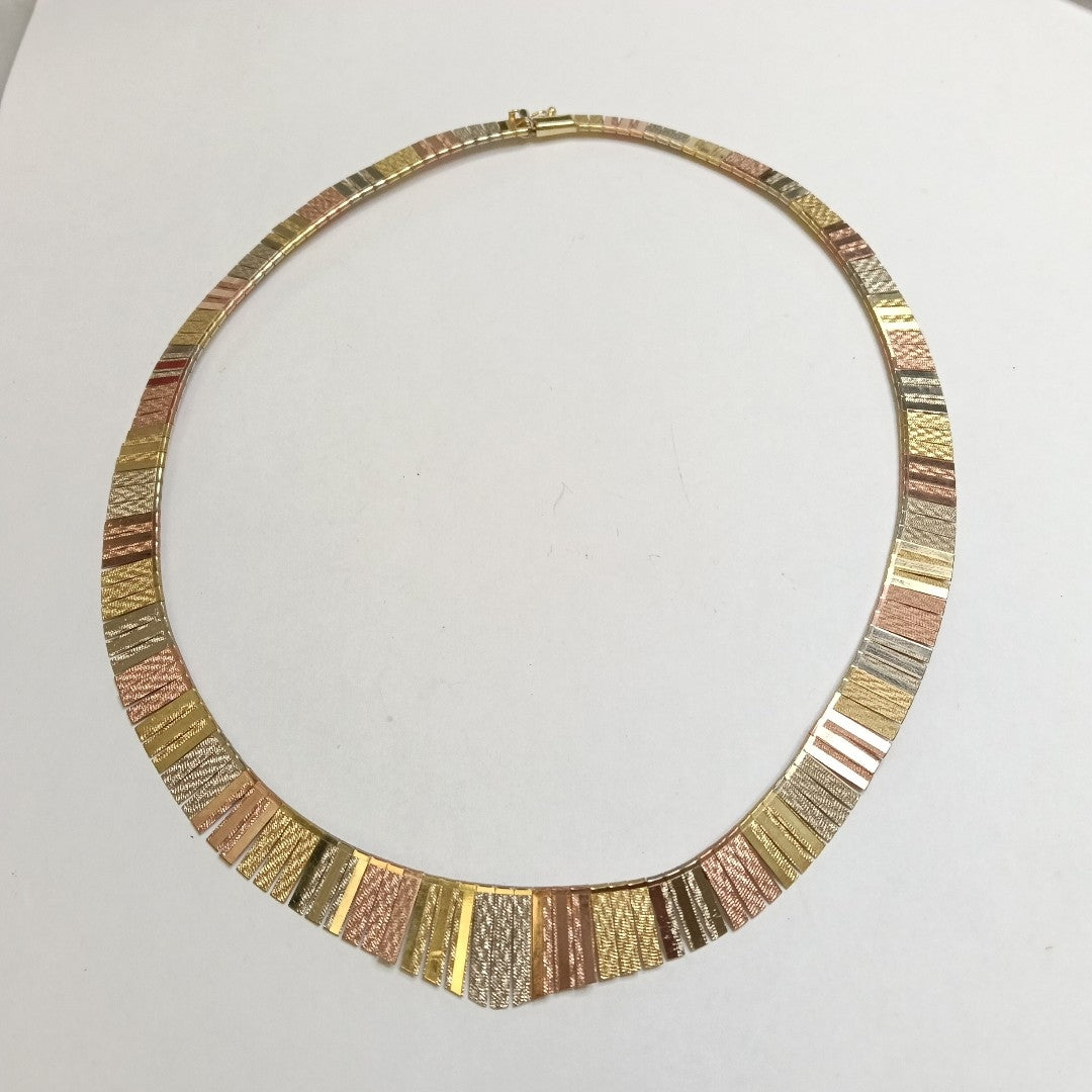 GARGANTILLA ORO COMBINADO 14 K 29,40 GRMS (SEMINUEVO)