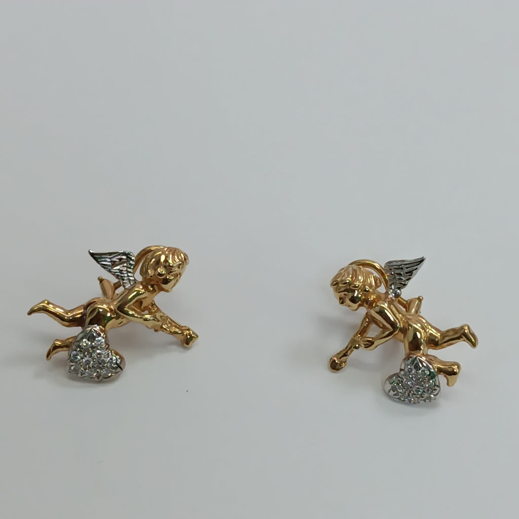 ARETES PAR ORO 14 K 8,50 GRMS (SEMINUEVO)