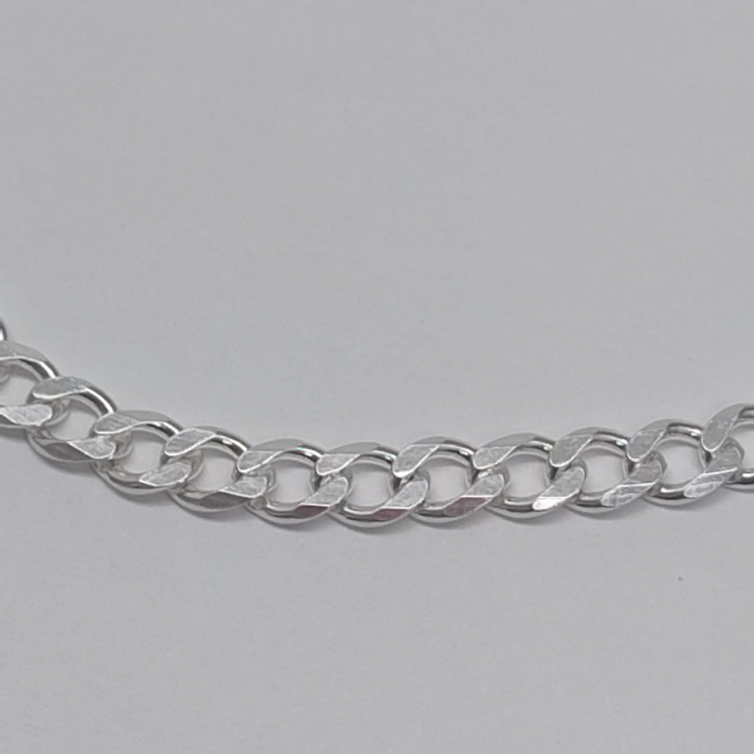 PULSERA BARBADA PLATA .925 21 CM 7.23 GR (NUEVO)