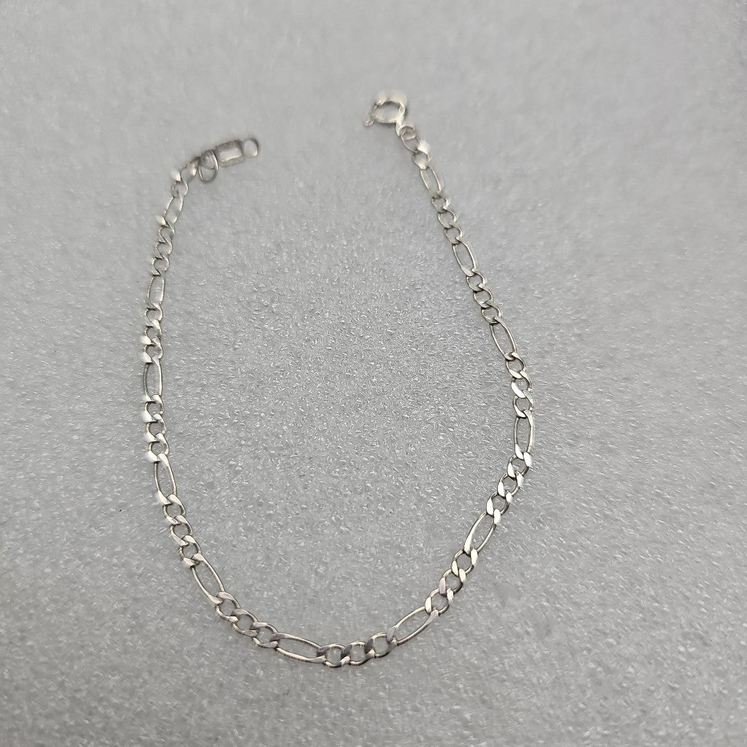 CADENA, PULSERA PLATA 8.9 GRMS (SEMINUEVO)