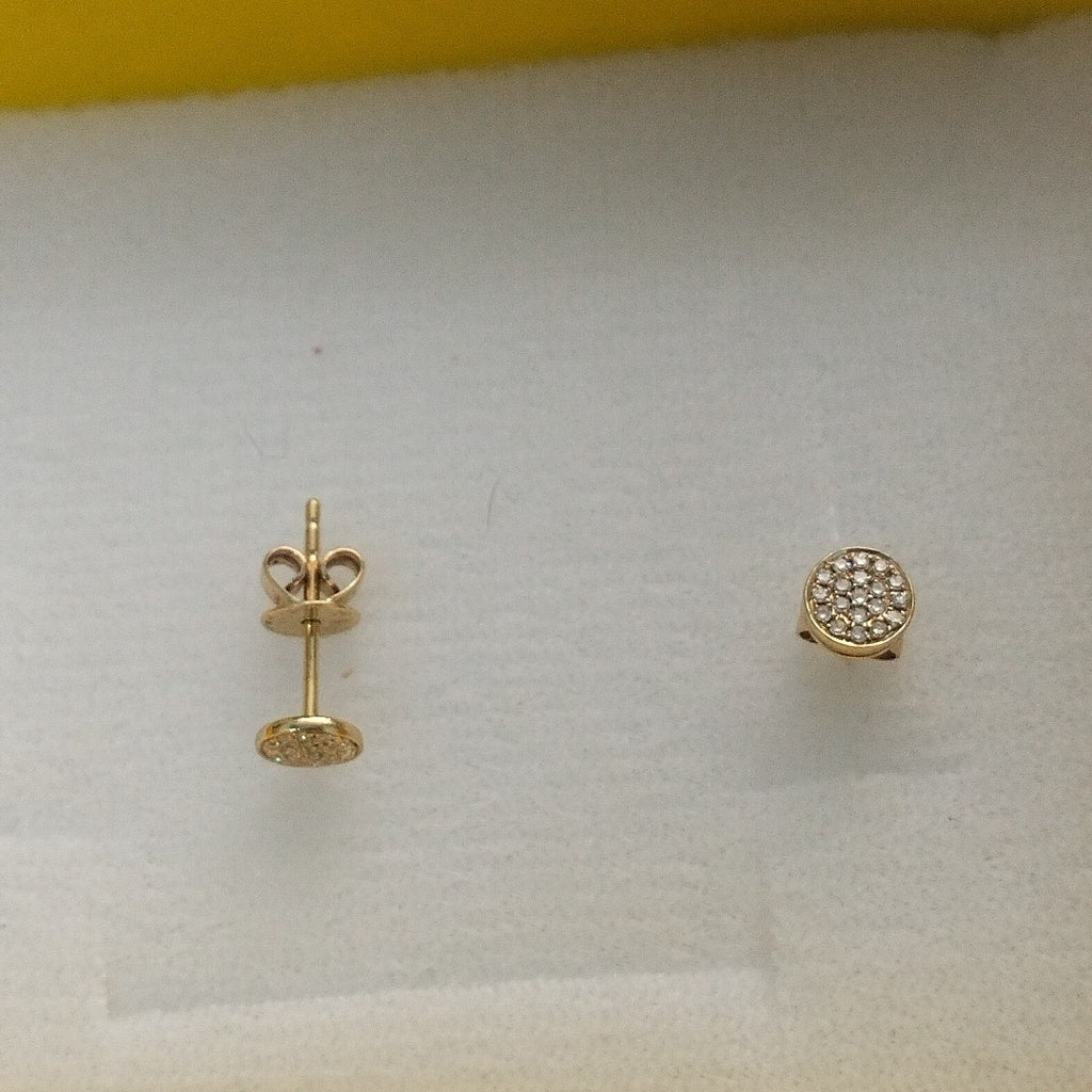 ARETES PAR ORO 14 K 0,70 GRMS (SEMINUEVO)