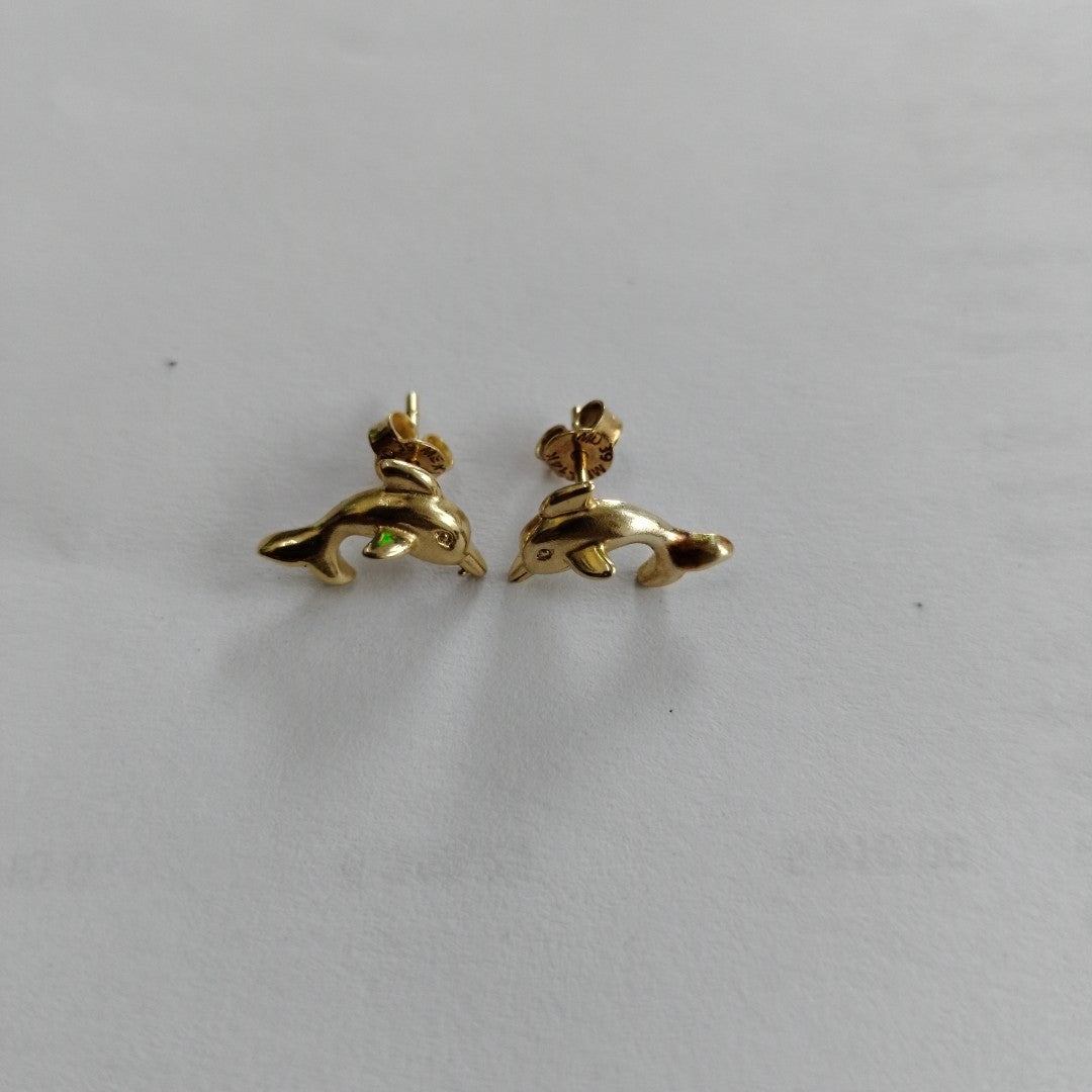 ARETES PAR ORO 14 K 2.1 GRMS (SEMINUEVO)