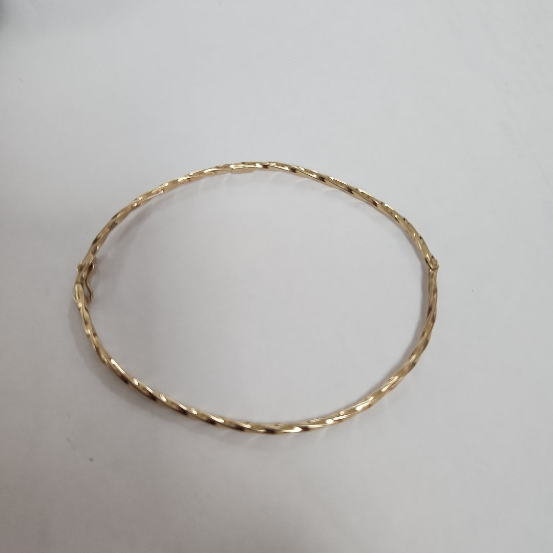 PULSERA RIGIDA ORO 14 K 3.7 GRMS (SEMINUEVO)