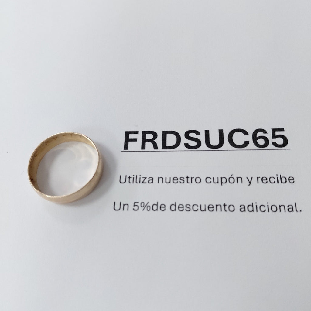 ARGOLLA ORO 8 K 2.4 GRMS (SEMINUEVO)