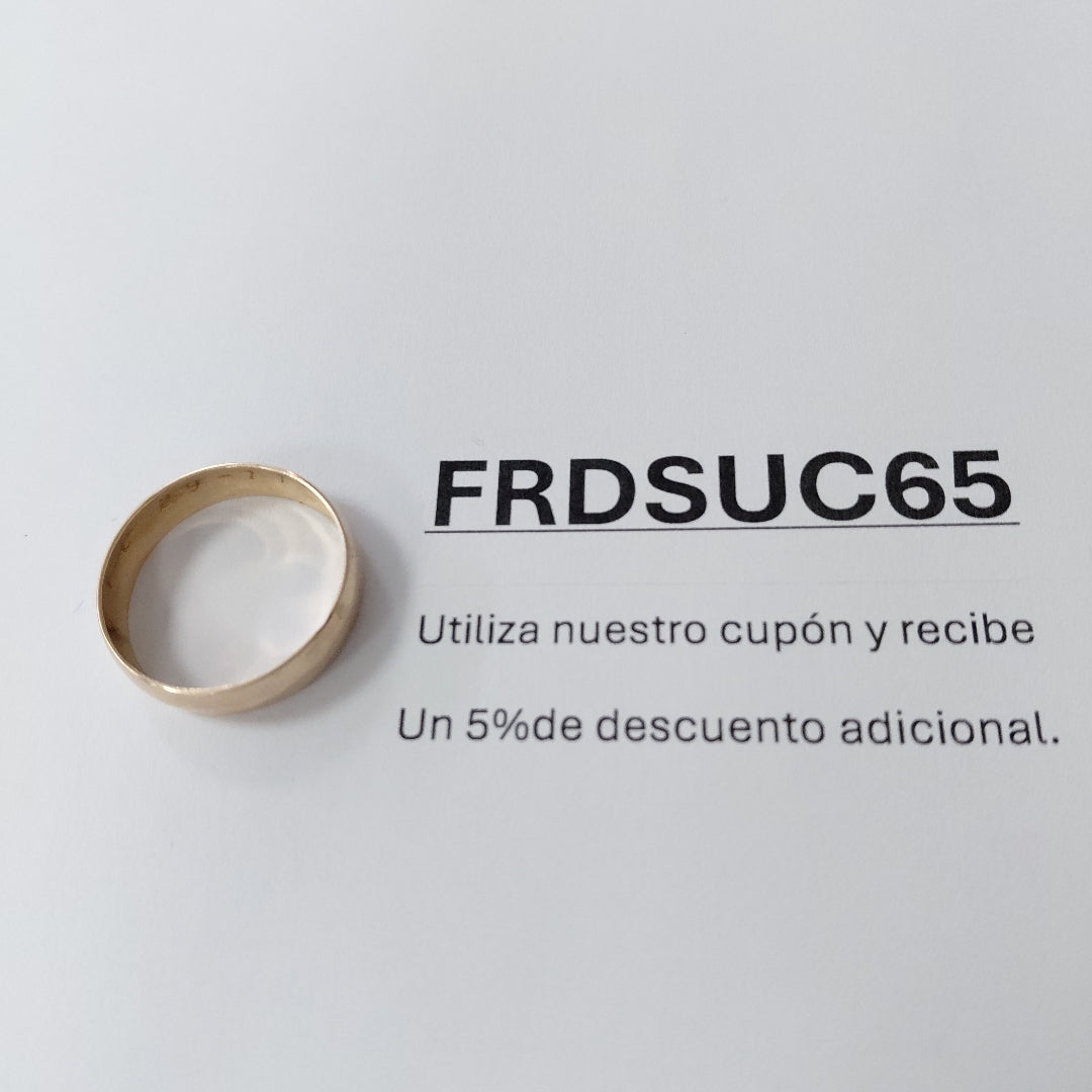 ARGOLLA ORO 8 K 2.4 GRMS (SEMINUEVO)