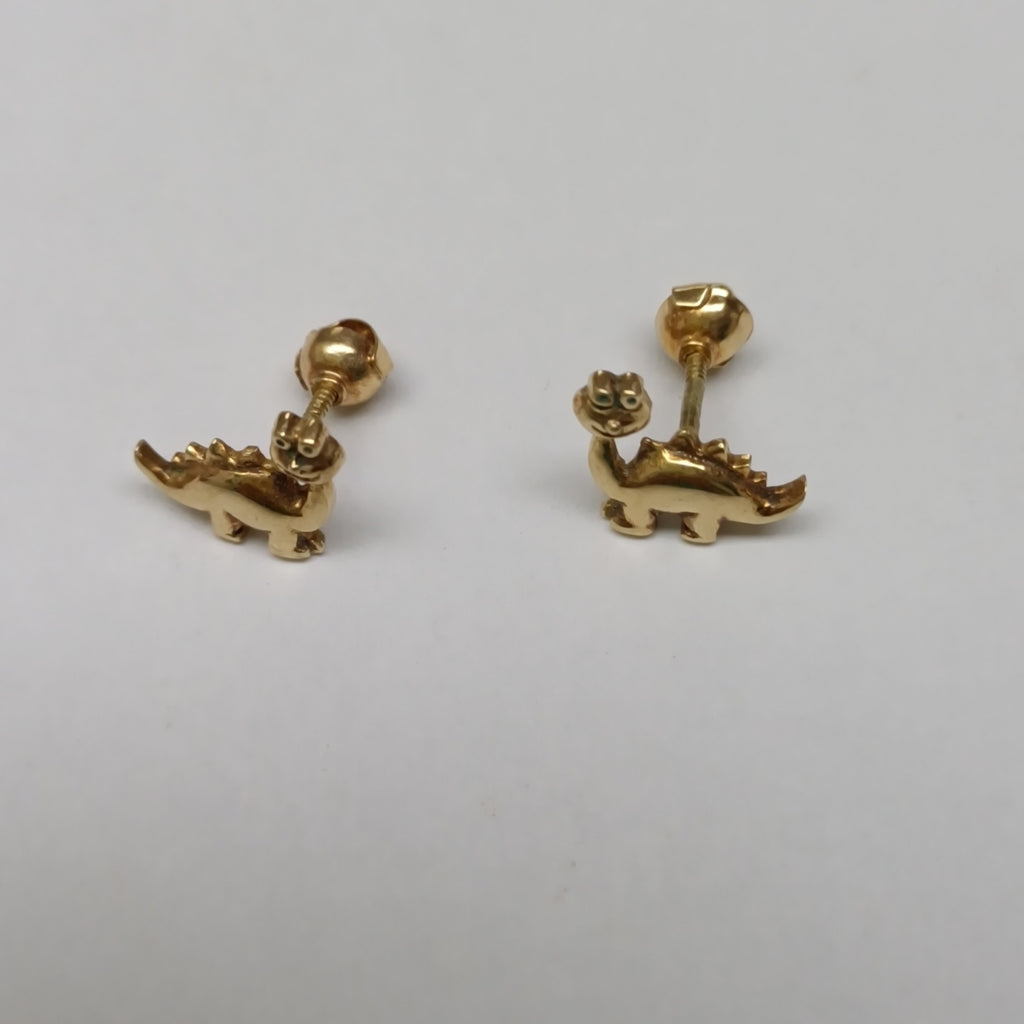 BROQUELES PAR ORO 14 K 1 GRMS (SEMINUEVO)