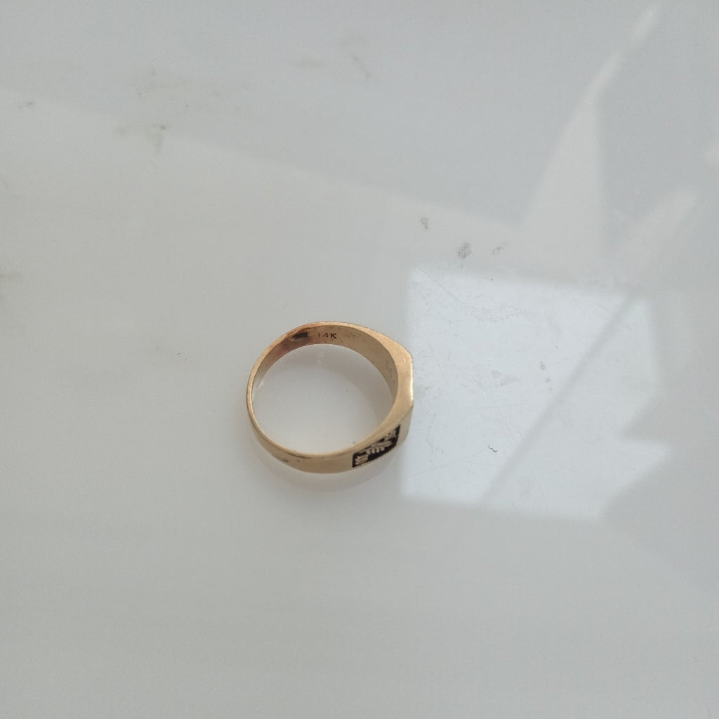 ANILLO DE GRADUACIÓN ORO 14 K 6.1 GRMS (SEMINUEVO)