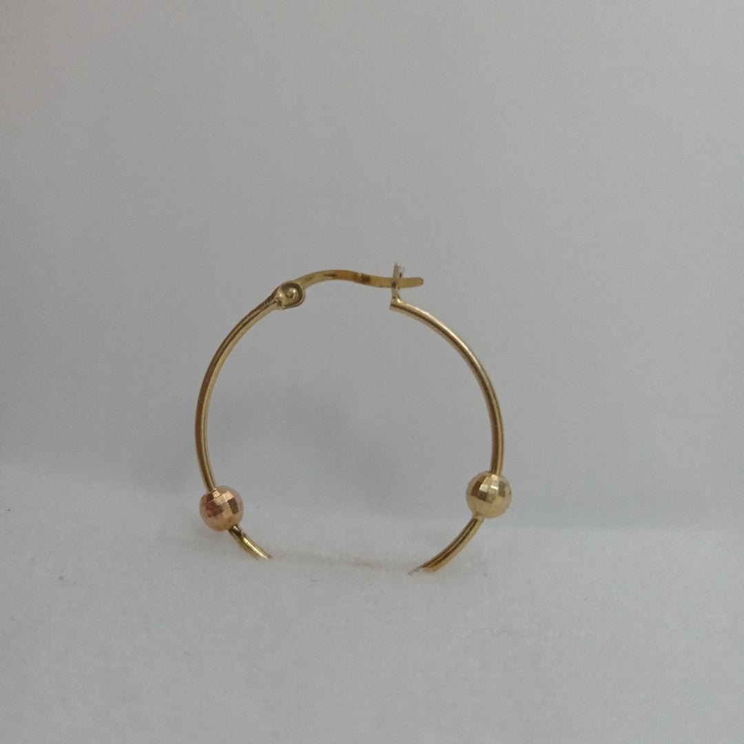 ARETES PAR ORO 14 K 2,90 GRMS (SEMINUEVO)