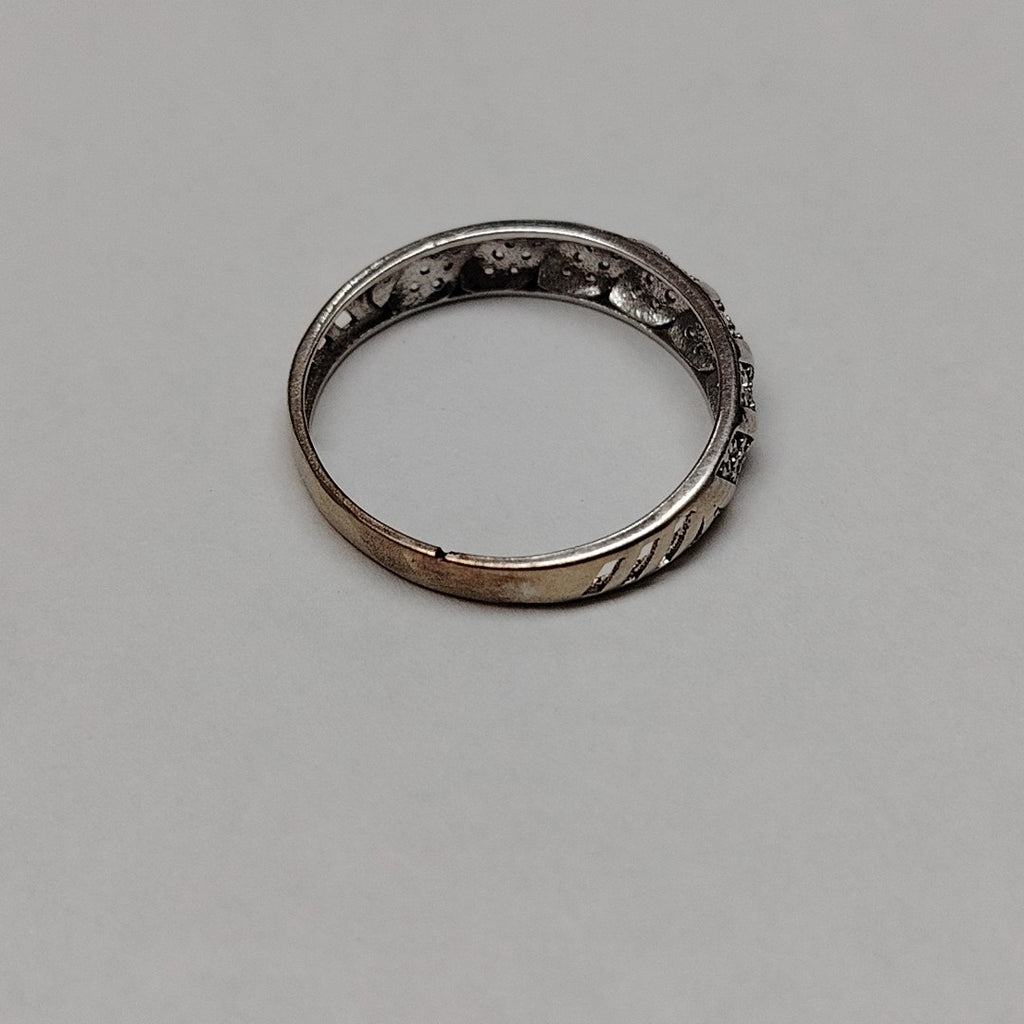 ANILLO ORO BLANCO 10 K 2,20 GRMS (SEMINUEVO)
